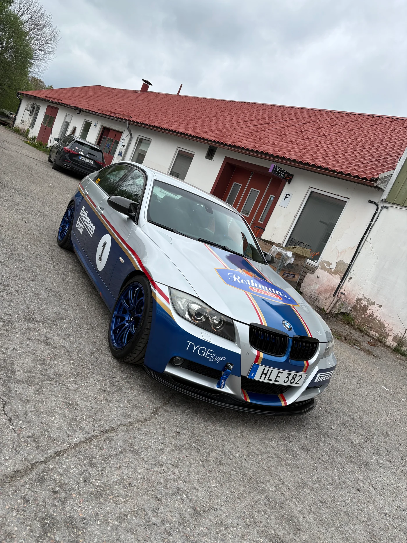 Racinginspirerad bildekor